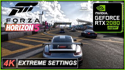 Forza Horizon 5 RTX 2080 Super I9 9900K 4K Extreme Settings YouTube