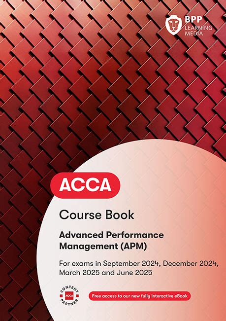 BPP APM Advanced Performance Management Course Book 24 25 Zamzam