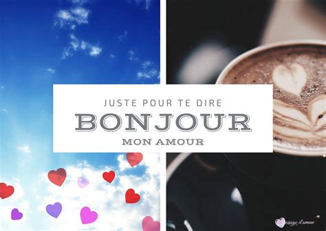 20 SMS Pour Dire Bonjour Mon Amour Message D Amour