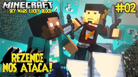 Minecraft Rezende Ataca Pela Terra Sky Lucky Block Amenic