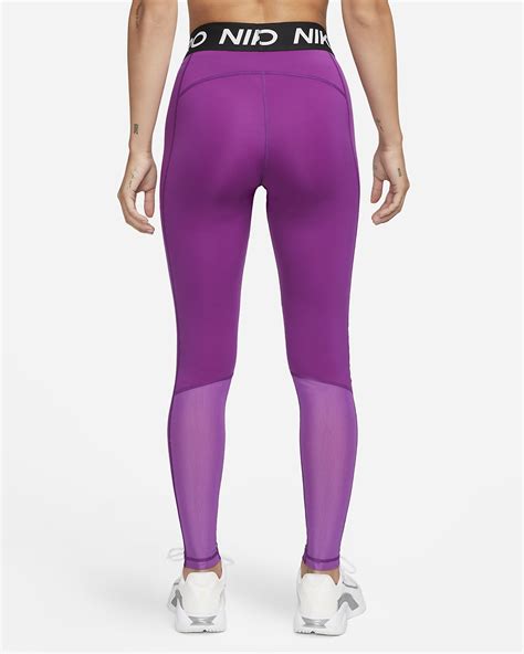 Leggings Nike Pro Med Mellanhög Midja Och Meshpaneler För Kvinnor Nike Se