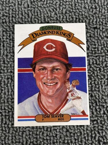 1982 Donruss Tom Seaver Diamond Kings 16 Reds Complete Your