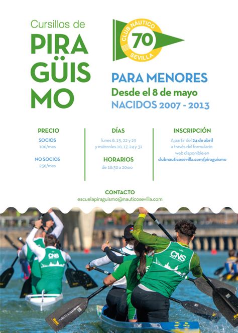 Cursos De Pirag Ismo Para Menores Club N Utico Sevilla