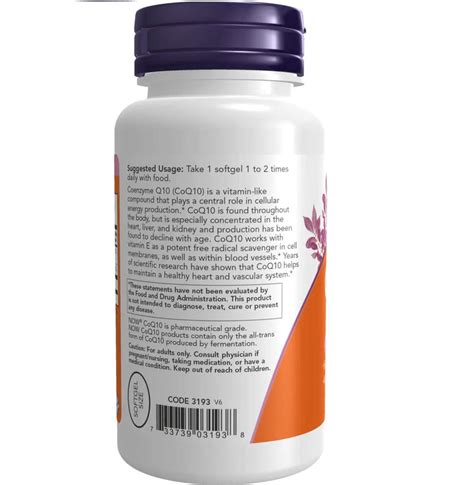 Now Coq10 50 Mg Softgel 50 S