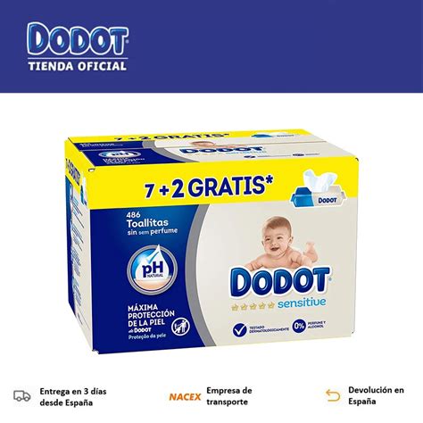 Dodot Toallitas Sensitive Toallitas H Medas Para Beb Paquetes