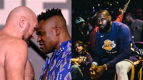 LeBron James réagit à Francis Ngannou vs Tyson Fury article réécrit