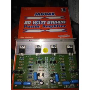 Jual Penawaran Terbatas Kit Power Amplifier Jaguar Kab Bogor Rizal