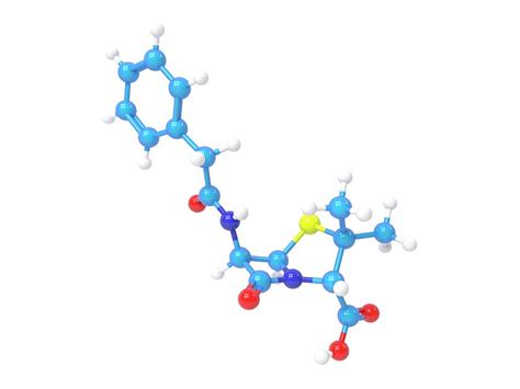 Penicillin Molecule Photograph by Indigo Molecular Images - Pixels