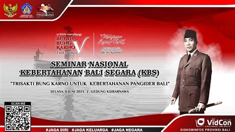 Live Seminar Nasional Bulan Bung Karno V Tahun Youtube