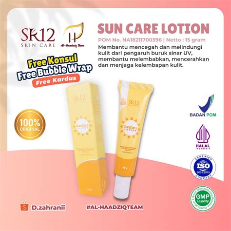 Jual Sr Ori Sun Care Lotion Spf Sunscreen Cocok Kulit