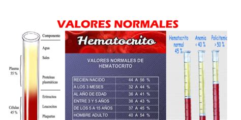 Niveles De Hematocrito