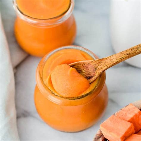 Homemade Sweet Potato Baby Food Joyfoodsunshine