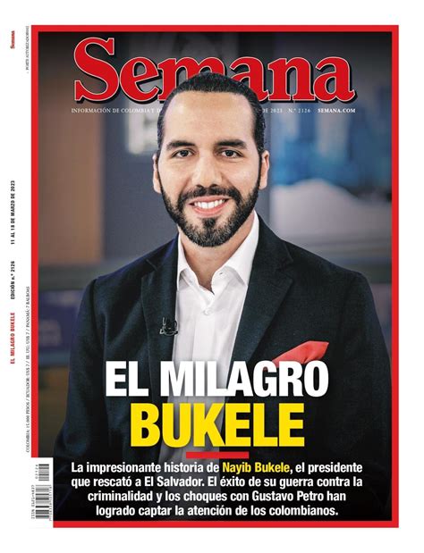 Revista Semana destaca el "milagro" de Bukele en El Salvador - Noticias La Gaceta