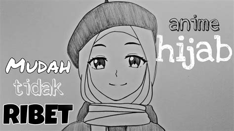 Menggambar Anime Hijab Untuk Pemula Youtube