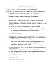 Plankton Lab Assignment Worksheet Pdf Plankton Assignment Worksheet