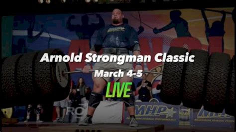 Arnold Strongman Classic The Elephant Bar Deadlift