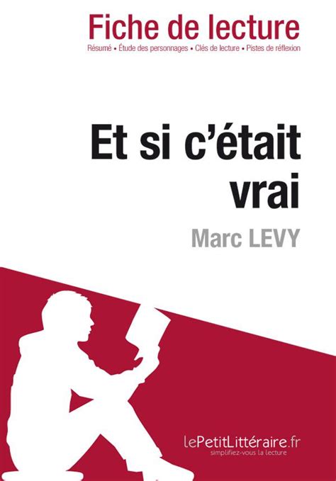 Et si c était vrai de Marc Levy Fiche de lecture de Elena Pinaud