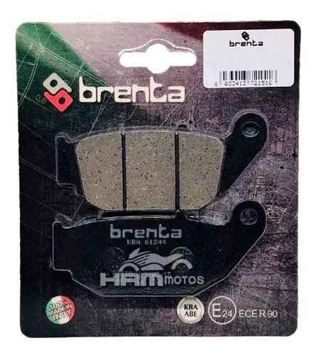 Pastilha Freio Brenta Orgânica Traseira Xre 300 2019 2022 Frete grátis