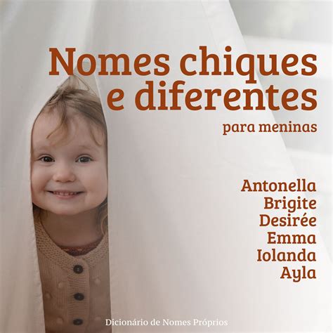 Nomes Chiques E Diferentes Para Meninas Nomes Para Bebes Meninas