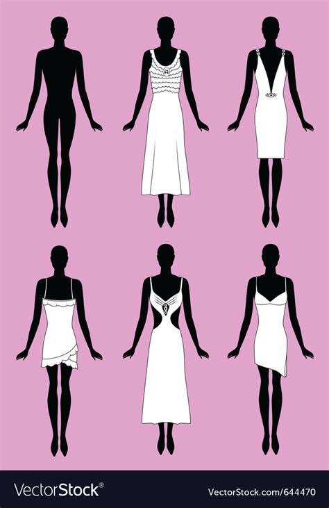 Lady silhouette Royalty Free Vector Image - VectorStock