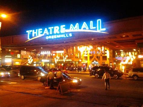 Theatre Mall Greenhills Mall Neon Signs Shopping Mall