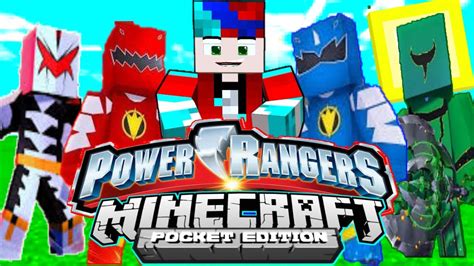 SAIU ATUALIZAÇÃO DO MELHOR ADDON MOD DE POWER RANGERS PARA MINECRAFT