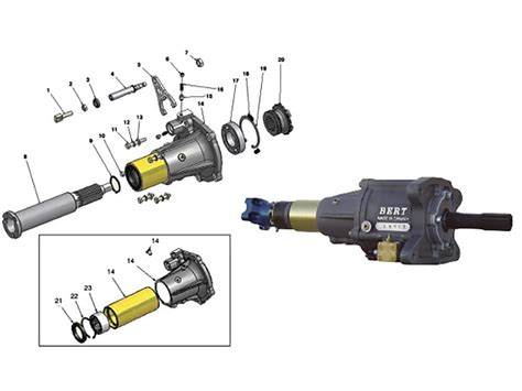 Circle Track Supply Inc Transmissions And Shifters Bert Second Generation 1500 Tail Assembly