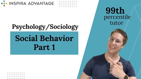 Psychology Sociology Social Behavior Part Mcat Crash Course Youtube