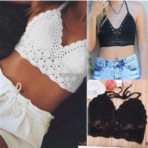 Tops Sexy Crochet Crop Top Poshmark