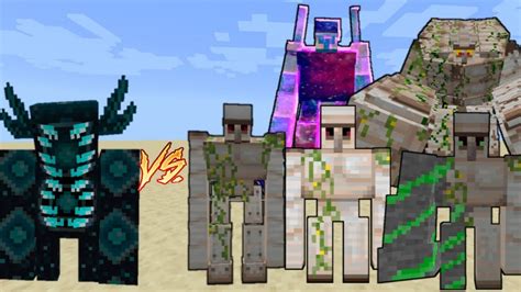 Zorden Vs All Iron Golems Minecraft Mob Battle Youtube