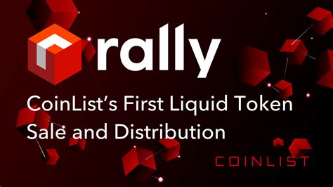 Announcing Coinlists First Liquid Token Sale And Distribution Rly