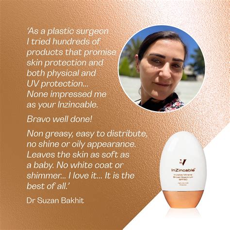 Dr. V InZincable SPF50 Sunblock | Mineral Sunscreen | No white cast