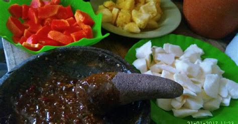 17 Resep Sambal Rujak Buah Enak Dan Sederhana Cookpad