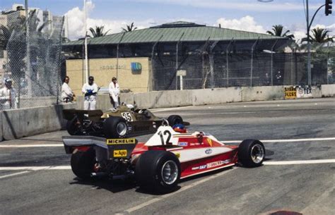 Riccardo Patrese Arrows Fa Ford Leads Gilles Villeneuve Ferrari T