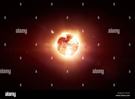 A dying star which will soon give new beginning to a black hole. A new ...