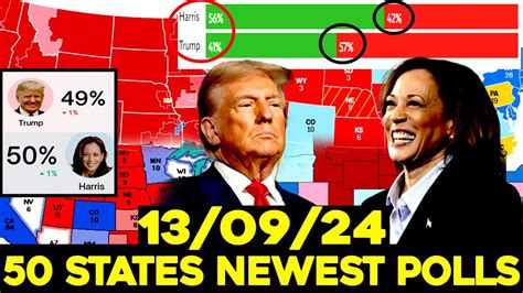 Election Map Based On The Newest Polls From States Trump Vs