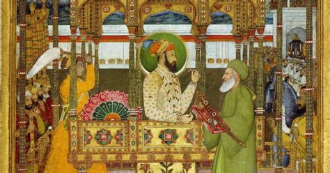 In a resplendent portrait of a Mughal emperor, subtle clues about a ...