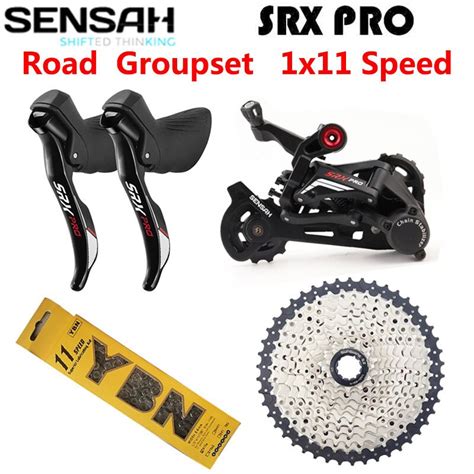 Sensah Srx Pro X Speed S Road Bike Groupset Sti R L Shifter Rear