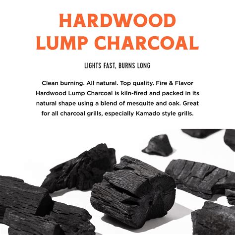 Fire Flavor Premium All Natural Hardwood Lump Charcoal Lump