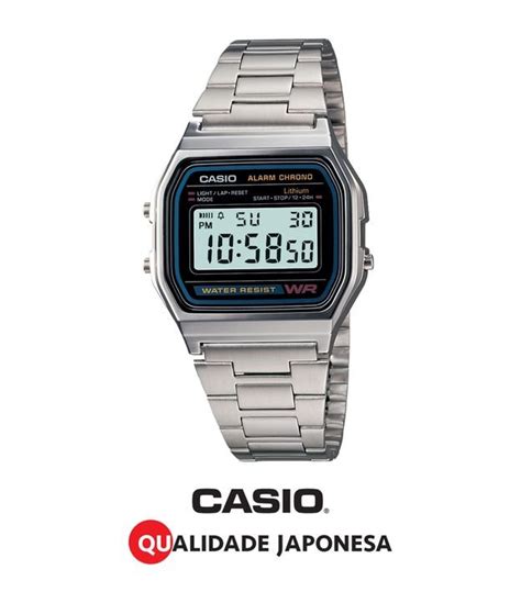 Relógio Casio Unissex Digital A158WA 1DF BR U