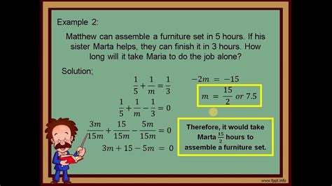 Gen Math Application Of Rational Equations And Inequalities Youtube