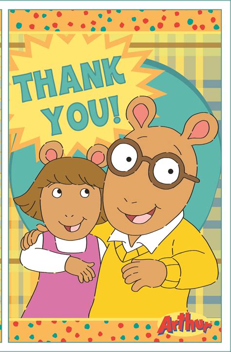 Arthur Thank You Greeting Card