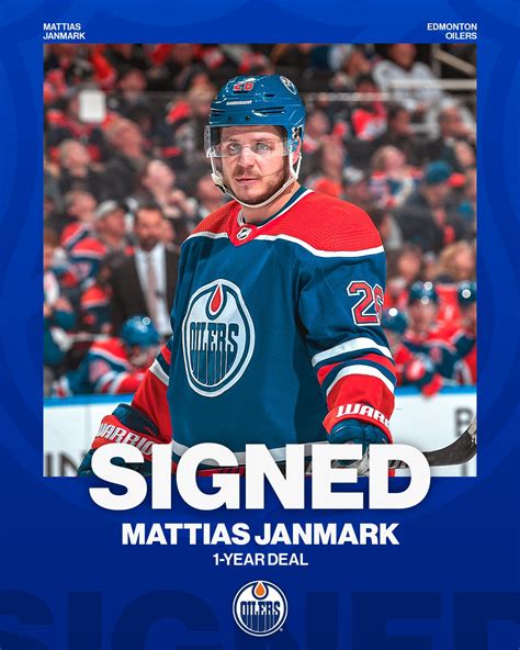 NHL On Twitter STICKING AROUND Mattias Janmark Has Re Signed With