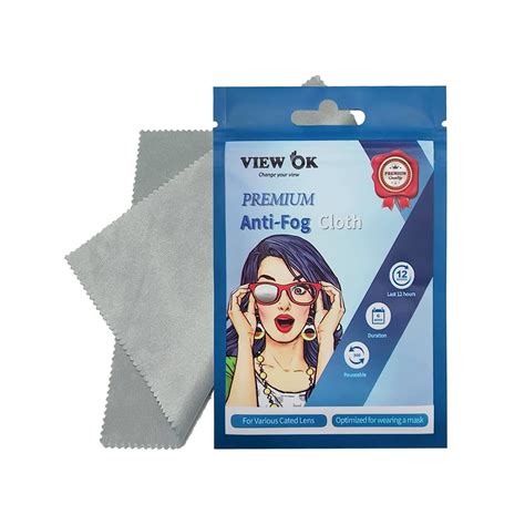 Anti Fog Cloth For Eyeglasses Eyeglasses Wipes