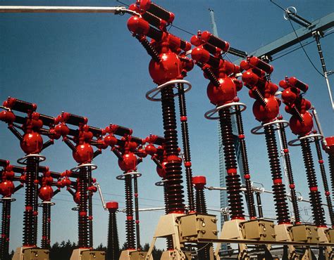 Electricity Sub Station Photograph By U S Dept Of Energy Science