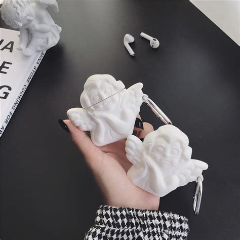 เคสหูฟังบลูทูธไร้สาย ซิลิโคน ลายนางฟ้าน่ารัก สําหรับ Apple Airpods