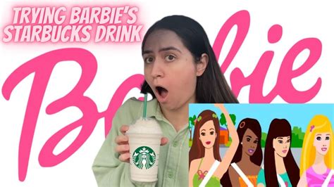 Trying Barbie’s Starbucks Drink 💕👒 Youtube