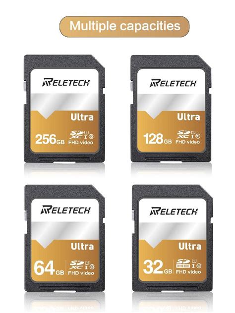 Reletech 1 st SD-kaart Geheugenkaart FHD Video-opnamen Opname DSLR ...