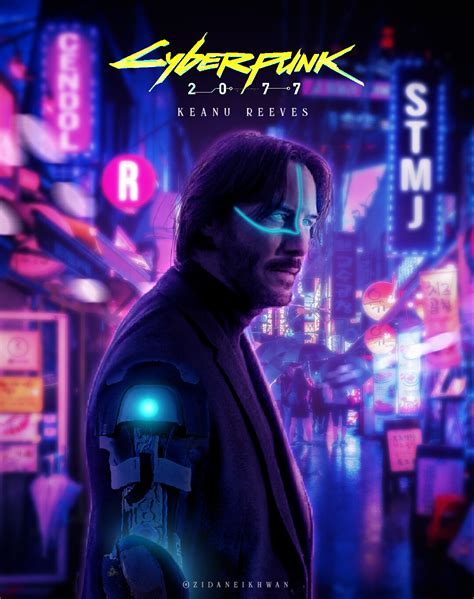 Zidane Ikhwan - Cyberpunk Poster