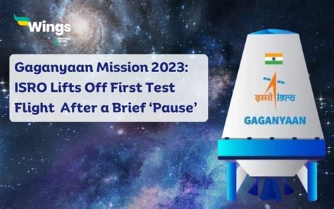 Gaganyaan Mission 2023: ISRO Successfully Lifts Off the First Test ...